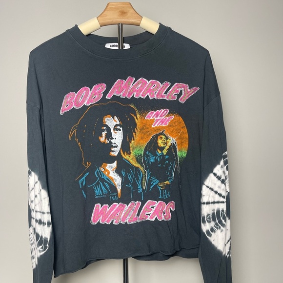 Daydreamer | Revolve | Could You Be Loved Bob Marley Graphic Longsleeve Retro - Picture 2 of 9